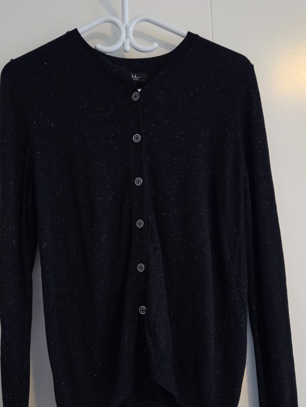 Nicole Miller Sparkly Black Cardigan